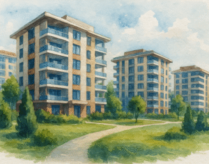 Altıntaş site yönetimi modern apartmanlar