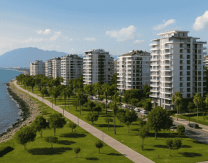 Konyaaltı site yönetimi – modern rezidanslar, deniz manzarası ve yeşil peyzaj